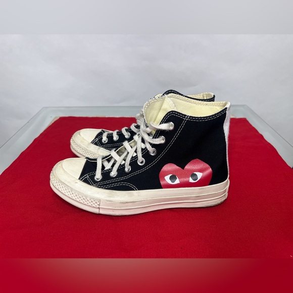 Comme Des Garçon Garcon Converse Play High Top Sneakers - Picture 2 of 8